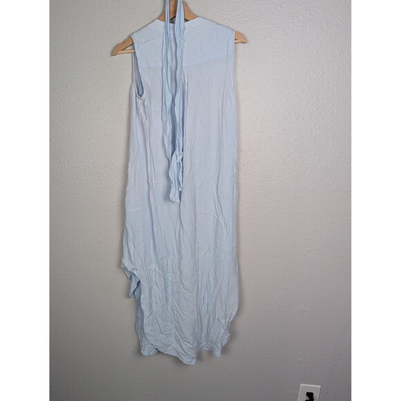 Cabi Dress Womens Small Light Blue Sleeveless V Neck Midi - Picture 2 of 9